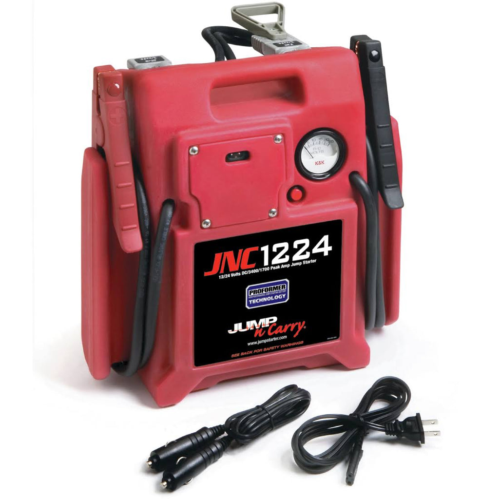 3400 Peak Amp 12/24 Volt Jump Starter O177353