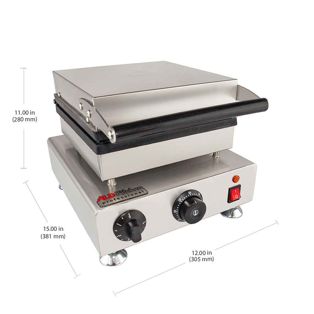 4 Square Belgian Waffle Iron C885132
