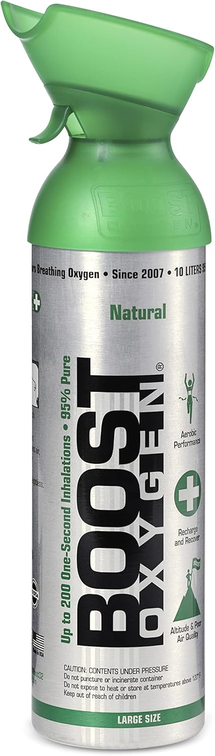 4 Pack Large 10L Natural Portable Pure Oxygen Canister L598656