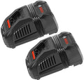 2 Pack 18 Volt Lithium-Ion Battery Chargers X67654