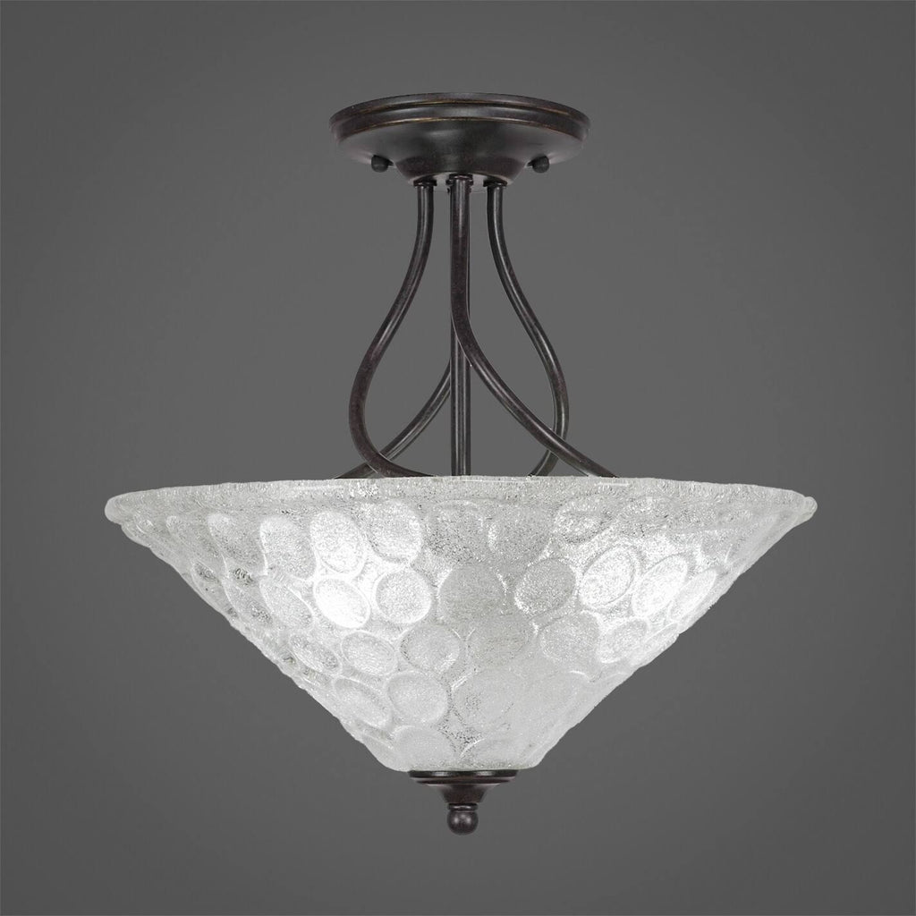 Three Light Semi-Flush Mount V664
