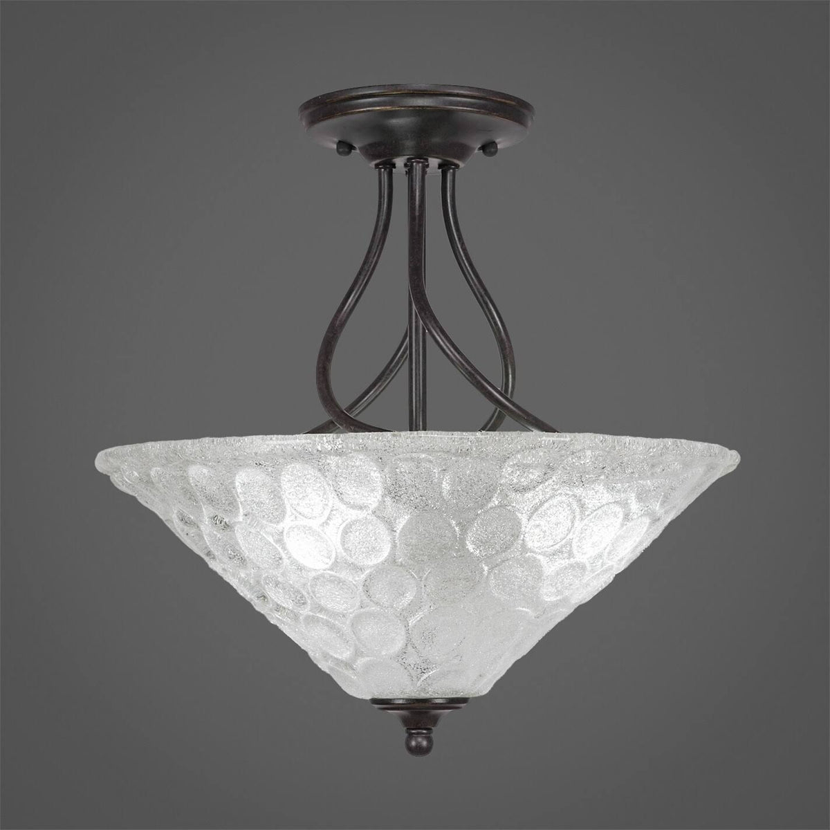 Three Light Semi-Flush Mount V664