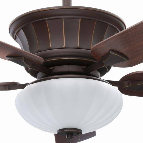 Oil Rubbed Bronze Ceiling Fan with Light Kit N35500