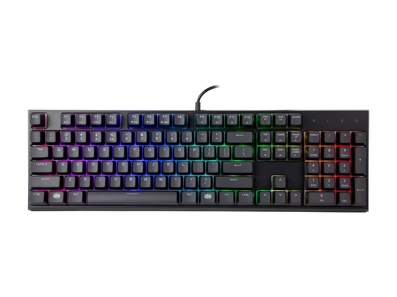 Black USB Mechanical Keyboard and Mouse Combo S83148