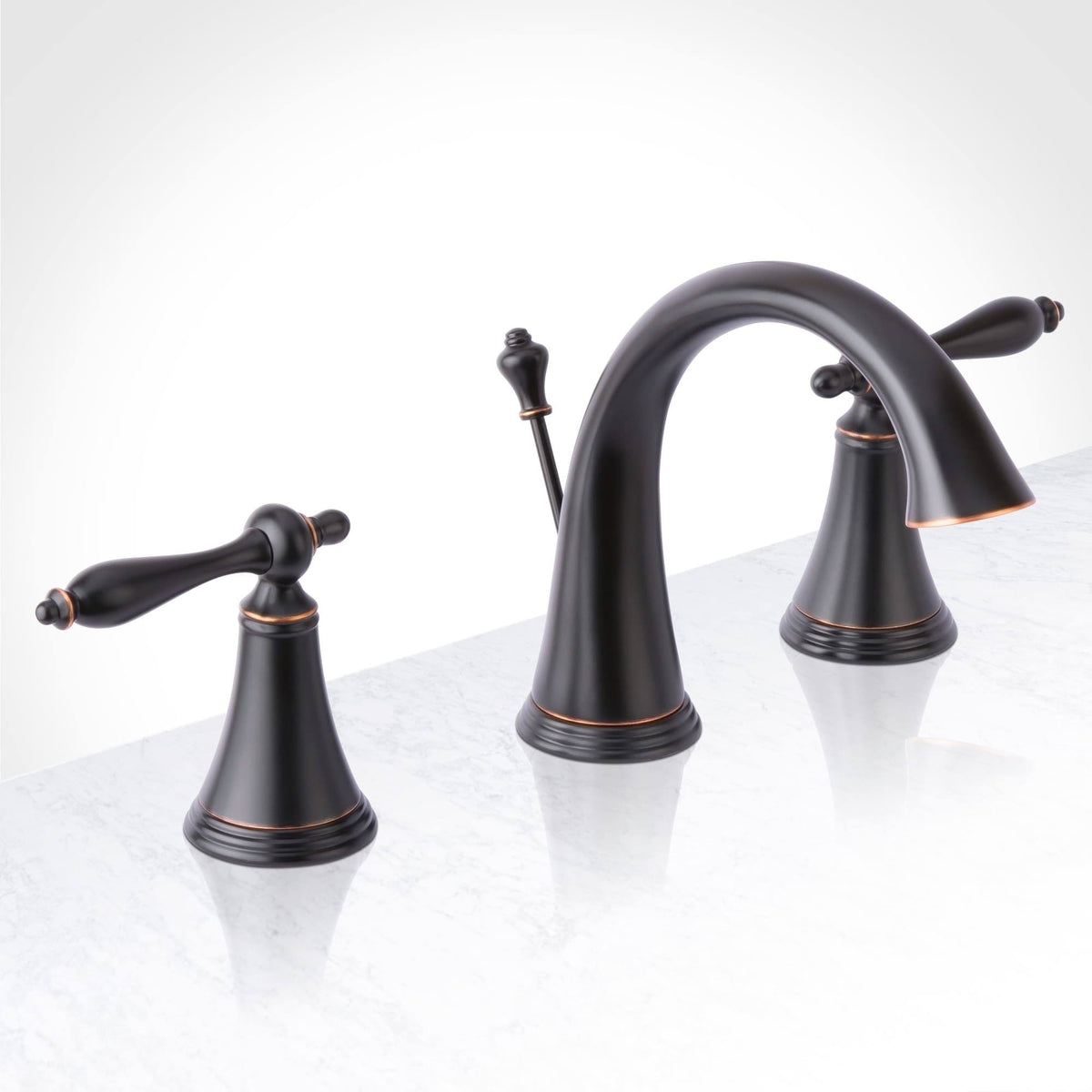 Oil Rubbed Bronze Widespread Bathroom Faucet M3893