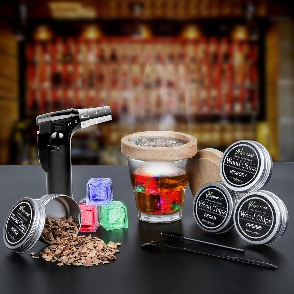 Cocktail Smoker Kit with Torch, Wood Chips, Pack of 2 O344