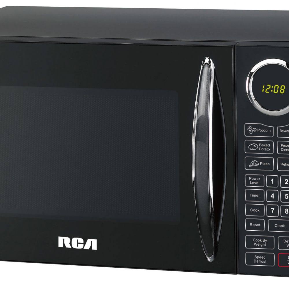 0.9 Cu ft Black Microwave D58117