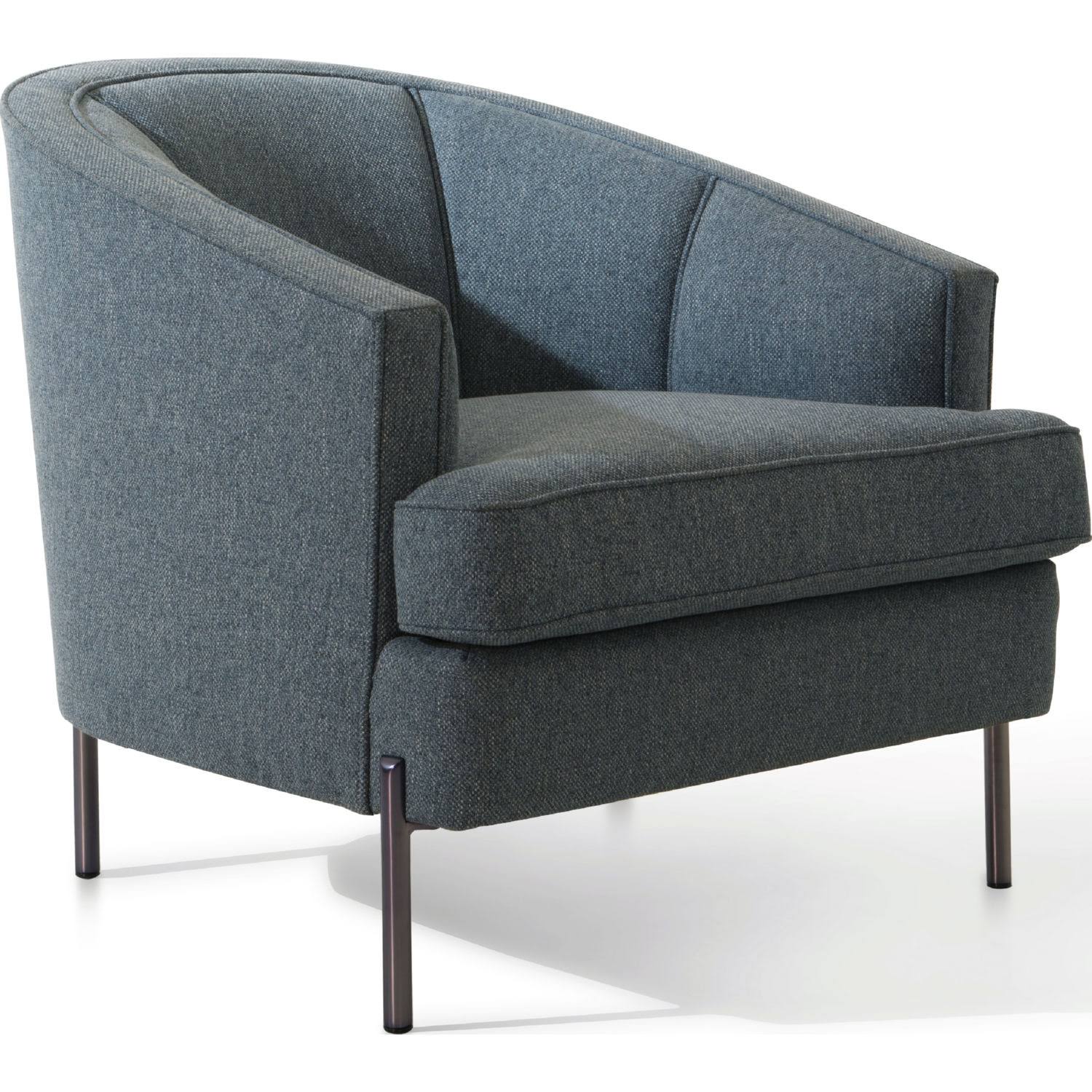 Blue Club Chair M3833