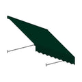 Forest Green Twisted Rope Arm Window & Entry Awning X613