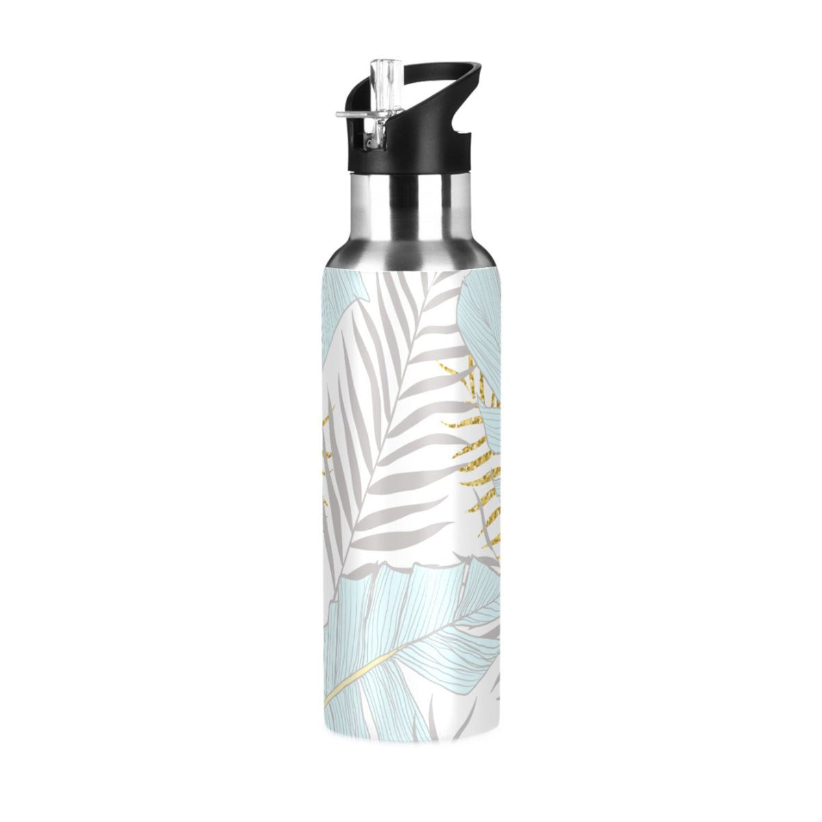 Stainless Steel Insulated Water Bottle with Straw Lid F89515