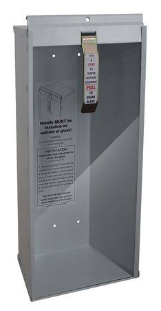 Fire Extinguisher Cabinet, 5 Lb, White W818550