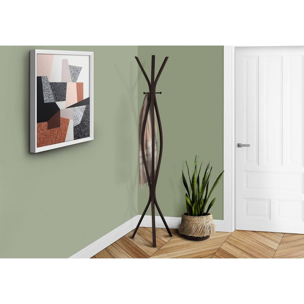 Brown Metal Coat Rack K4850