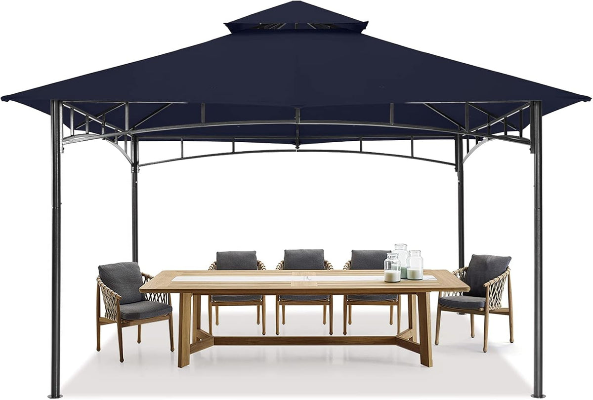 Navy Blue 11x11 Outdoor Garden Gazebo Z48804