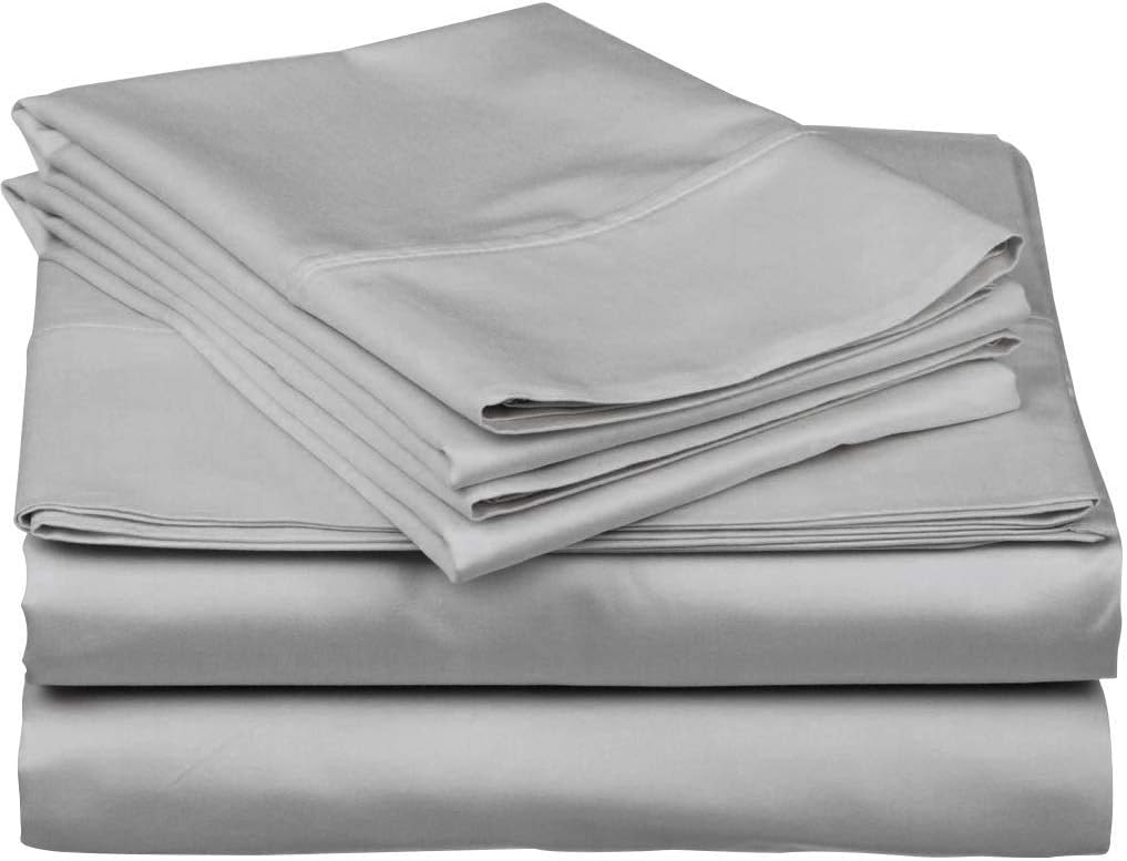 Blush 100% Egyptian Cotton Sateen Sheet Set, California King, 4Pc I26662
