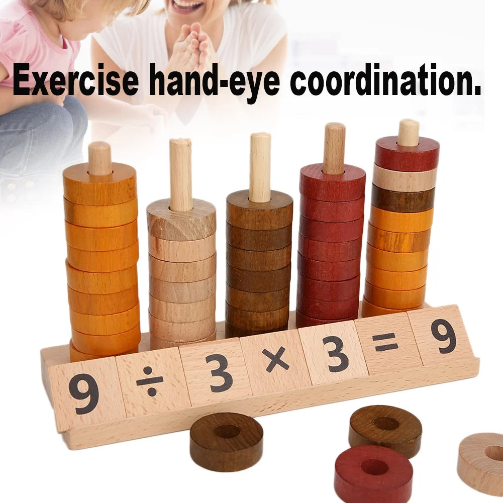 Wooden Number Counting Maths Toy N3121