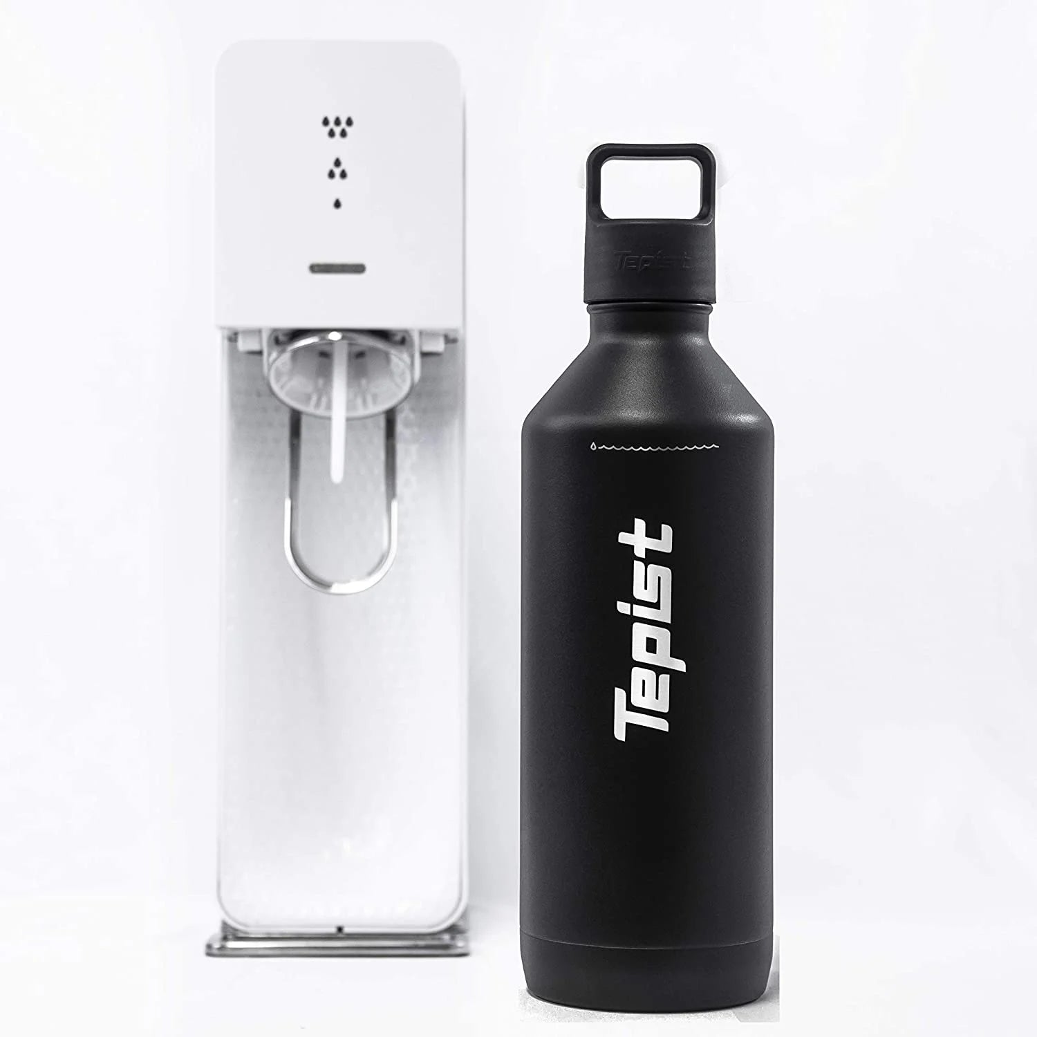 Black 30oz Stainless Steel Vacuum Sealed Water Bottle B261