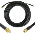 36 ft RP-SMA Male to RP-SMA Female Extension Cable 50 Ohm Pure Copper Low-Loss Coax Jumper G881580