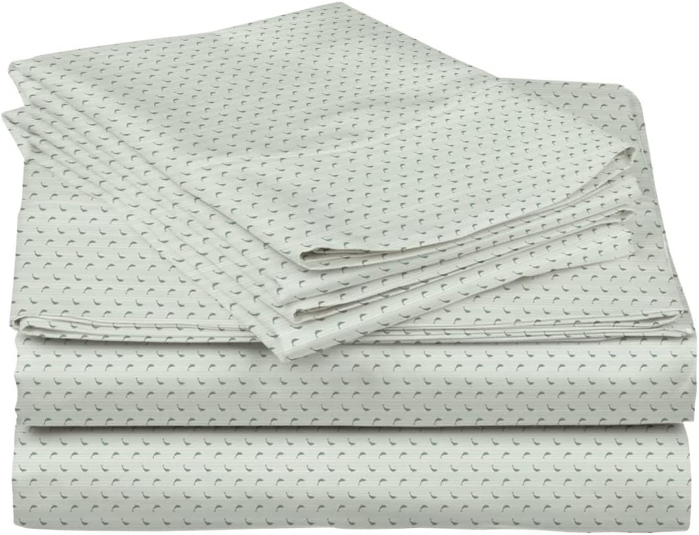 Blush 100% Egyptian Cotton Sateen Sheet Set, California King, 4Pc I26662