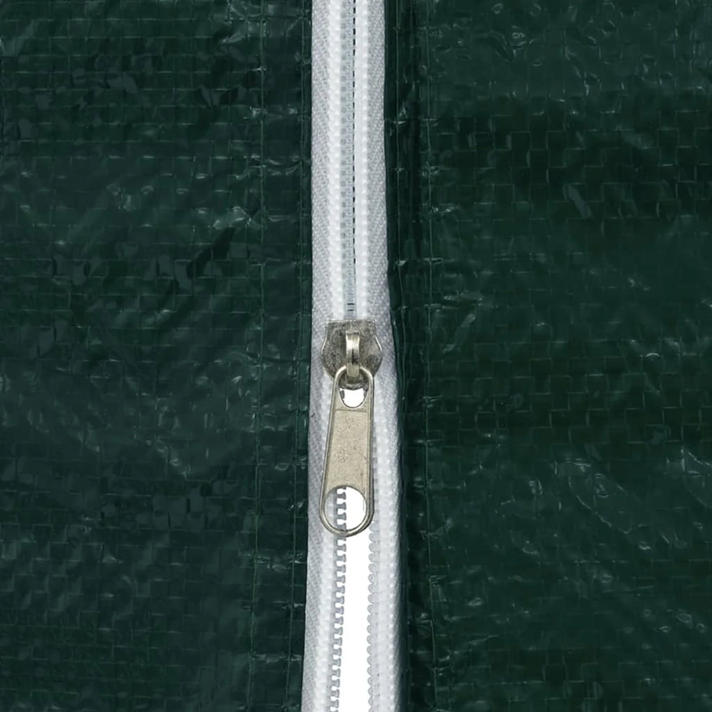 Green PE Party Tent Sidewall 2 pcs with Zipper Q214