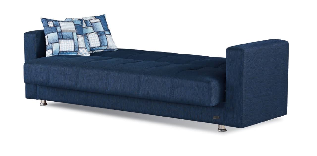 Blue Convertible Sofa C3001