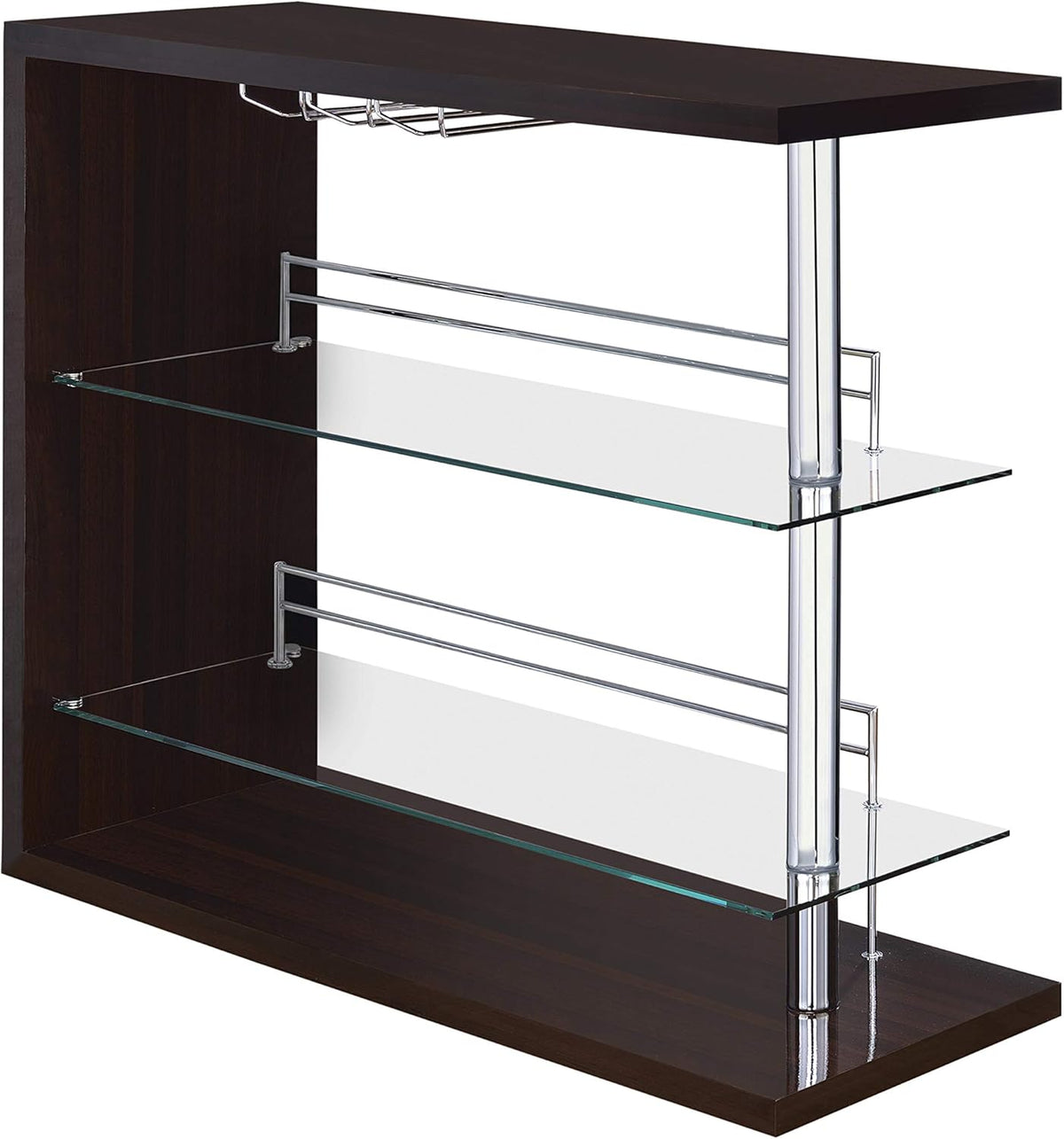 Glossy Cappuccino Bar Unit S8742