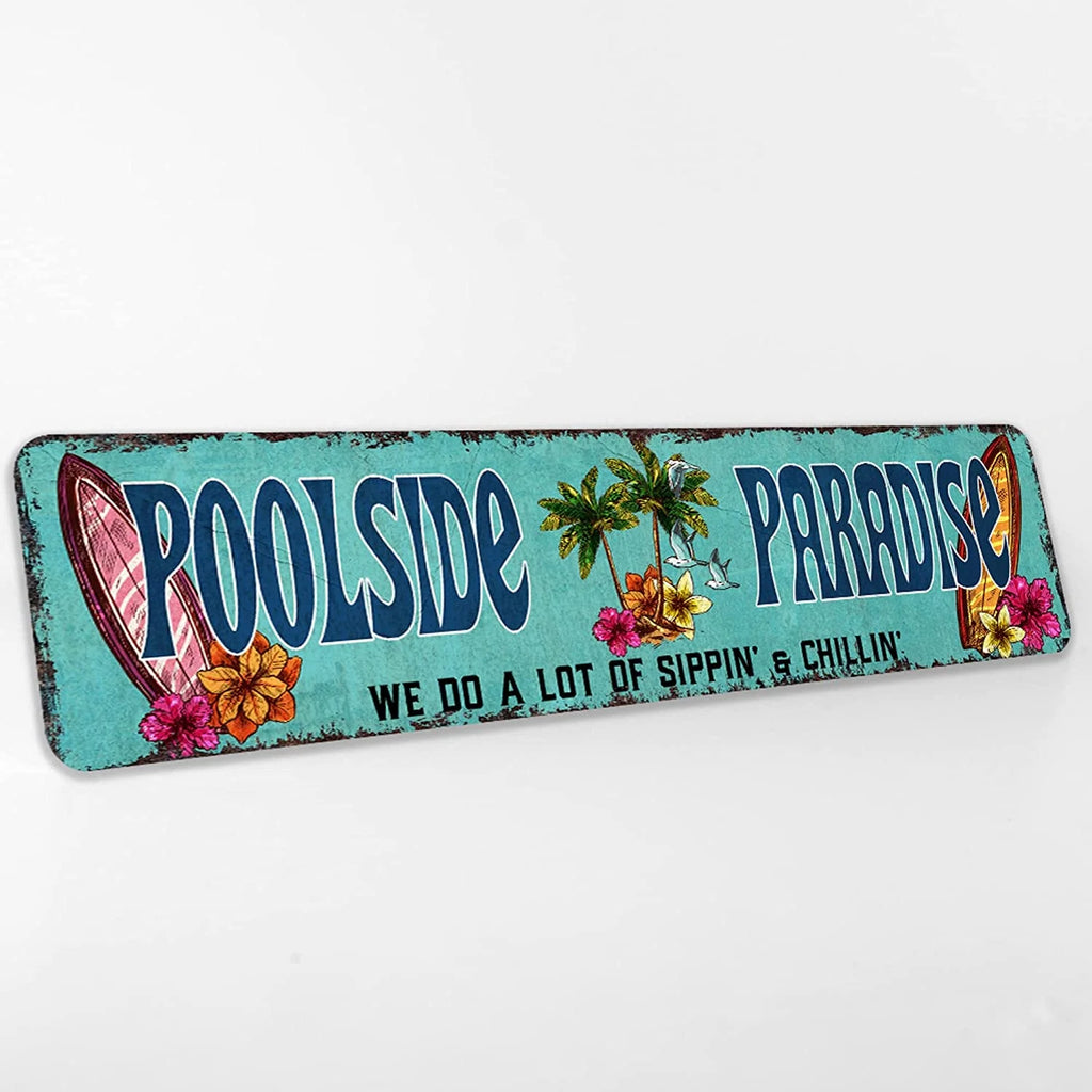 Metal Sign 4x18 G449