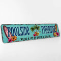 Metal Sign 4x18 G449