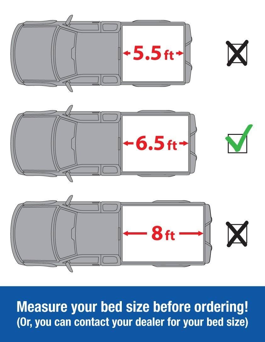 Tri-Fold Truck Bed Tonneau Cover M1847