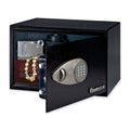Small Security Safe with Electronic Lock, Black Steel A534050