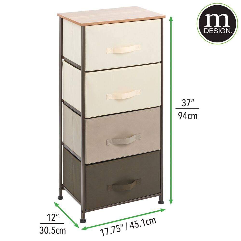 Vertical Dresser Storage Tower with 4 Drawers O265103