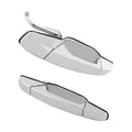 Chrome Exterior Door Handle O58213