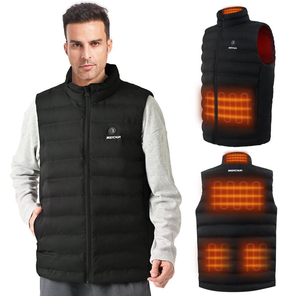Black XL Electric Heated Vest K97357