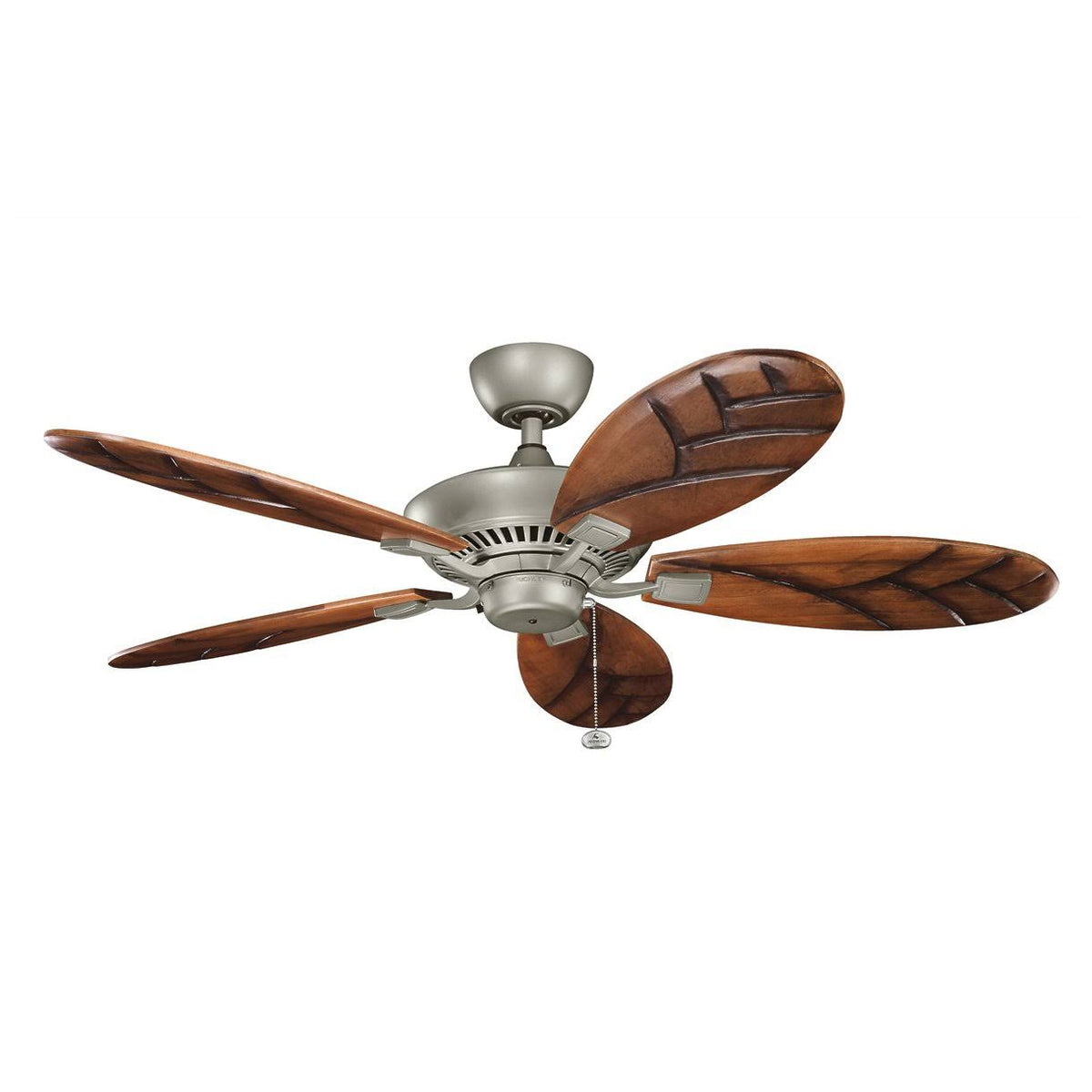 Antique Satin Silver Ceiling Fan Q397