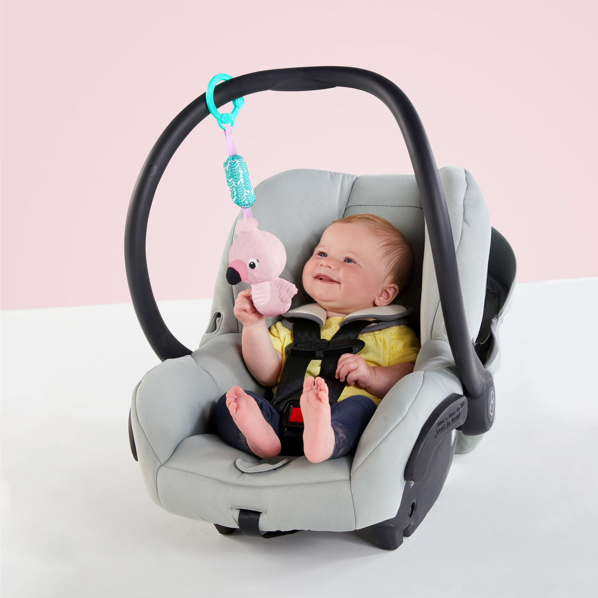 Flamingo Plush Take-Along Baby Toy M62723