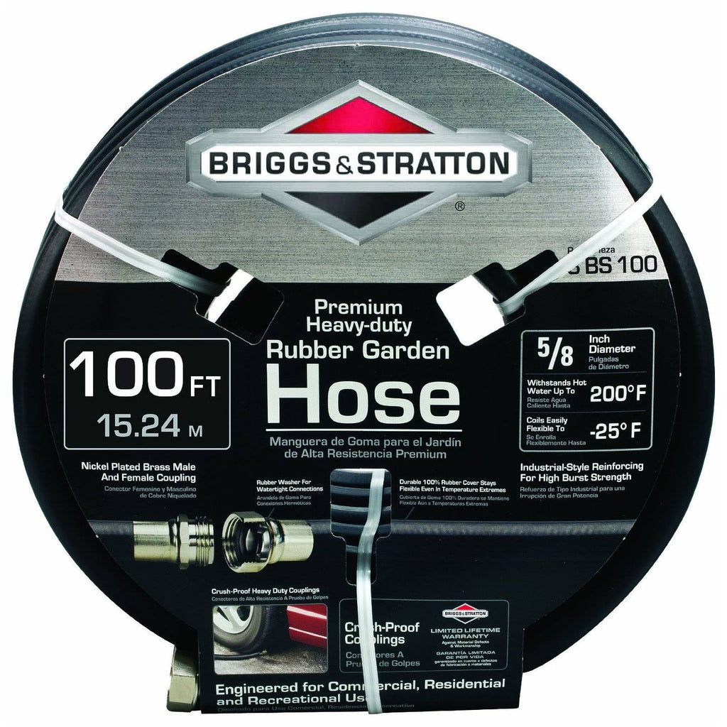 100-Foot Heavy-Duty Rubber Garden Hose P5613