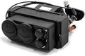 Cab Heater with 360 Degree Adjustable Vents, Defrost Hoses, Built-in Shutoff Valve, 3.4 Amps at 13.7 Volts I309327