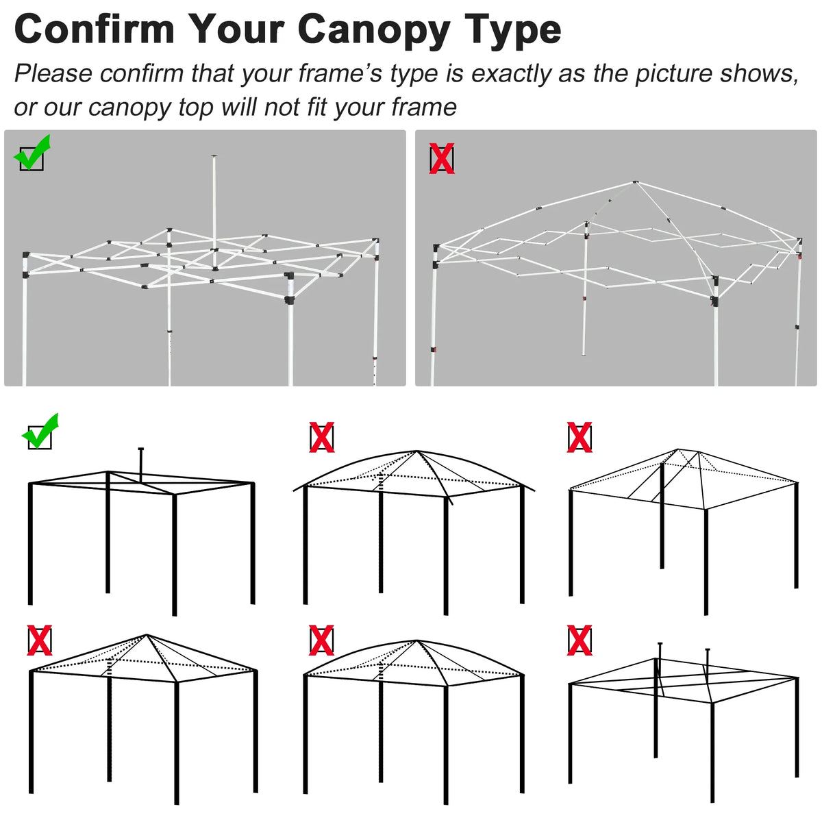 10 x 10 Ft Pop Up Canopy Top Replacement with 4 Set Sand Bags S6586