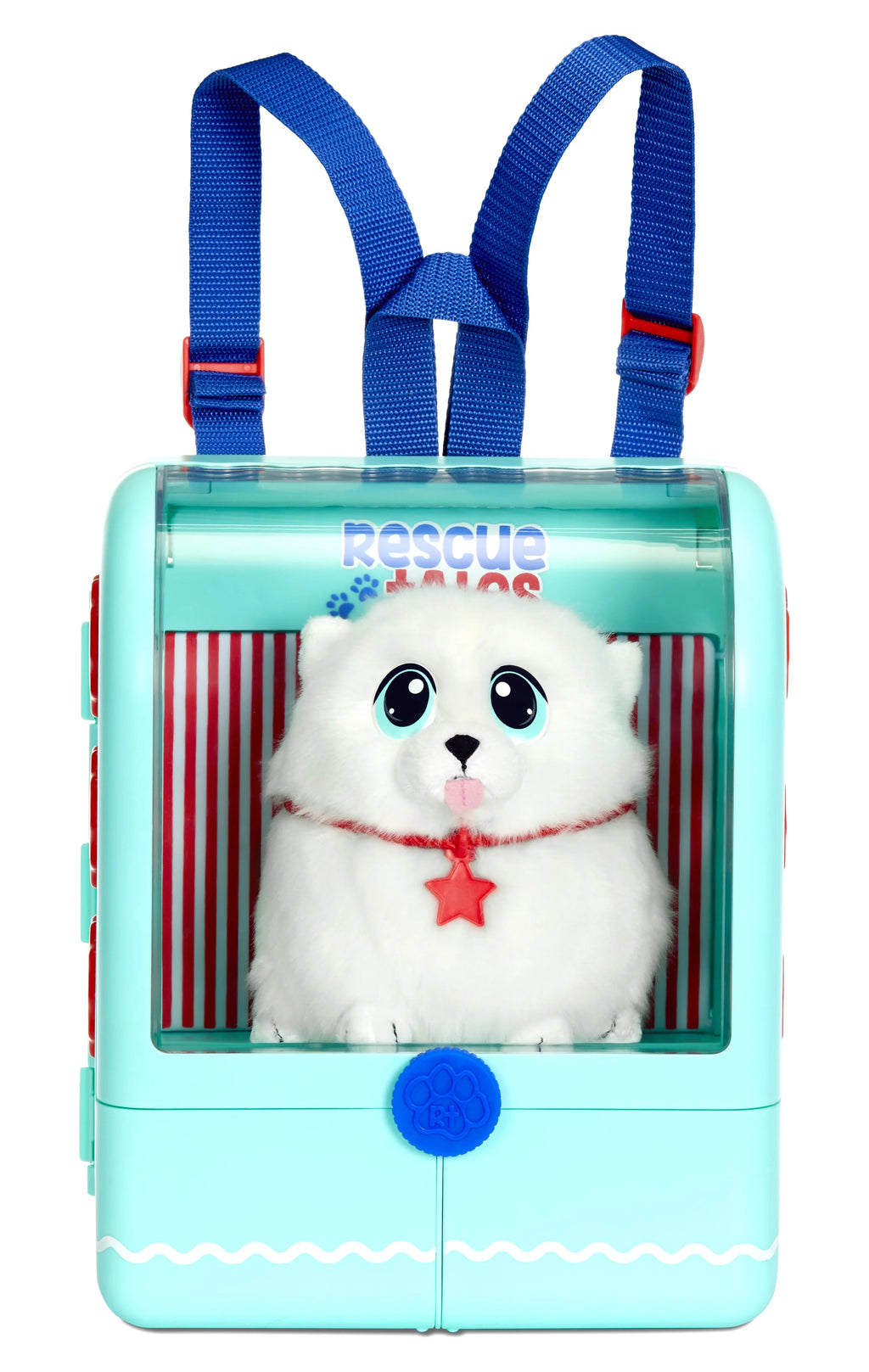 Pet Backpack with Plush Stuffed Toy Animal Playset, 9+ Accessories A7036