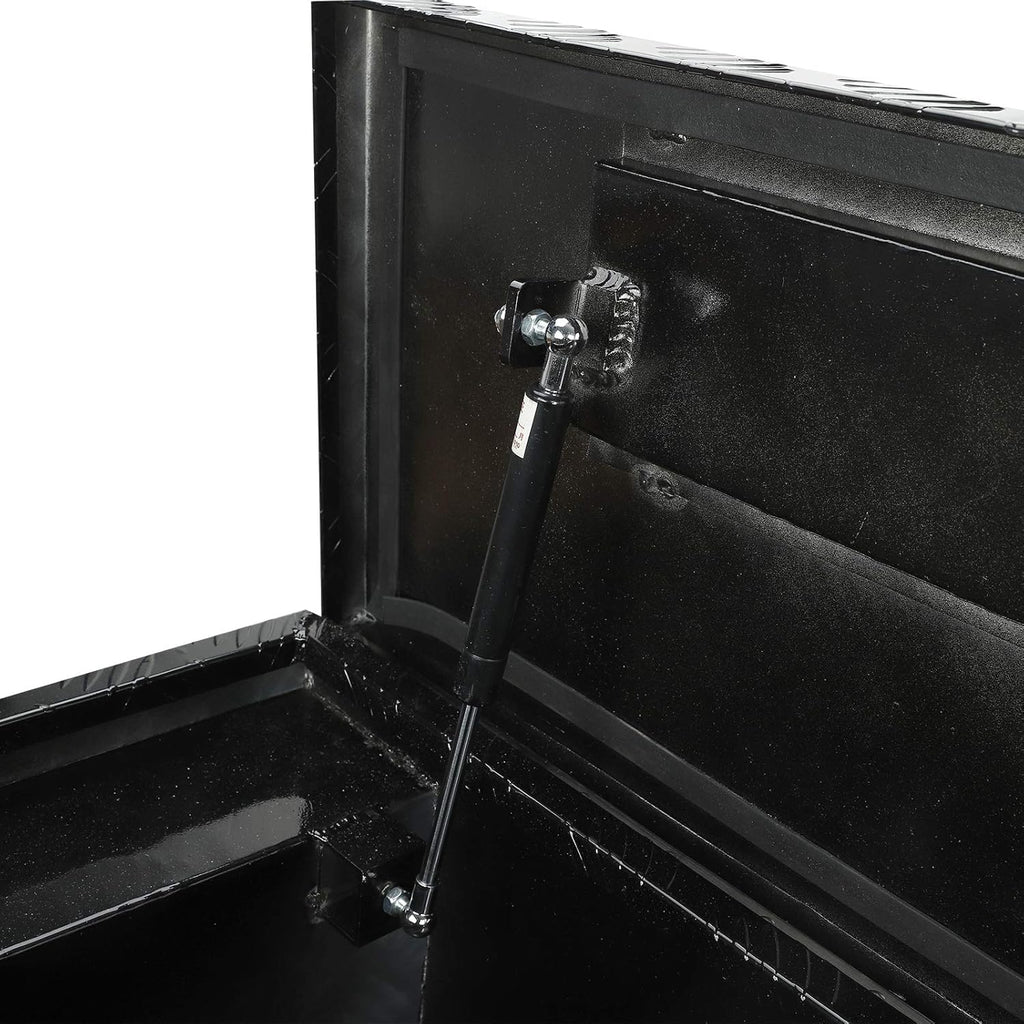Black Aluminum Heavy Duty Truck Bed Tool Box with Lock & Keys U99693
