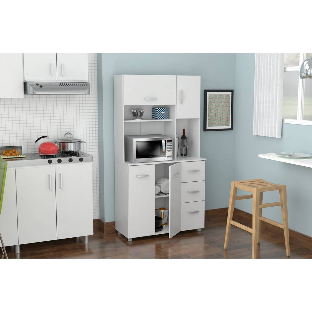 White Kitchen Storage Cabinet Z787884
