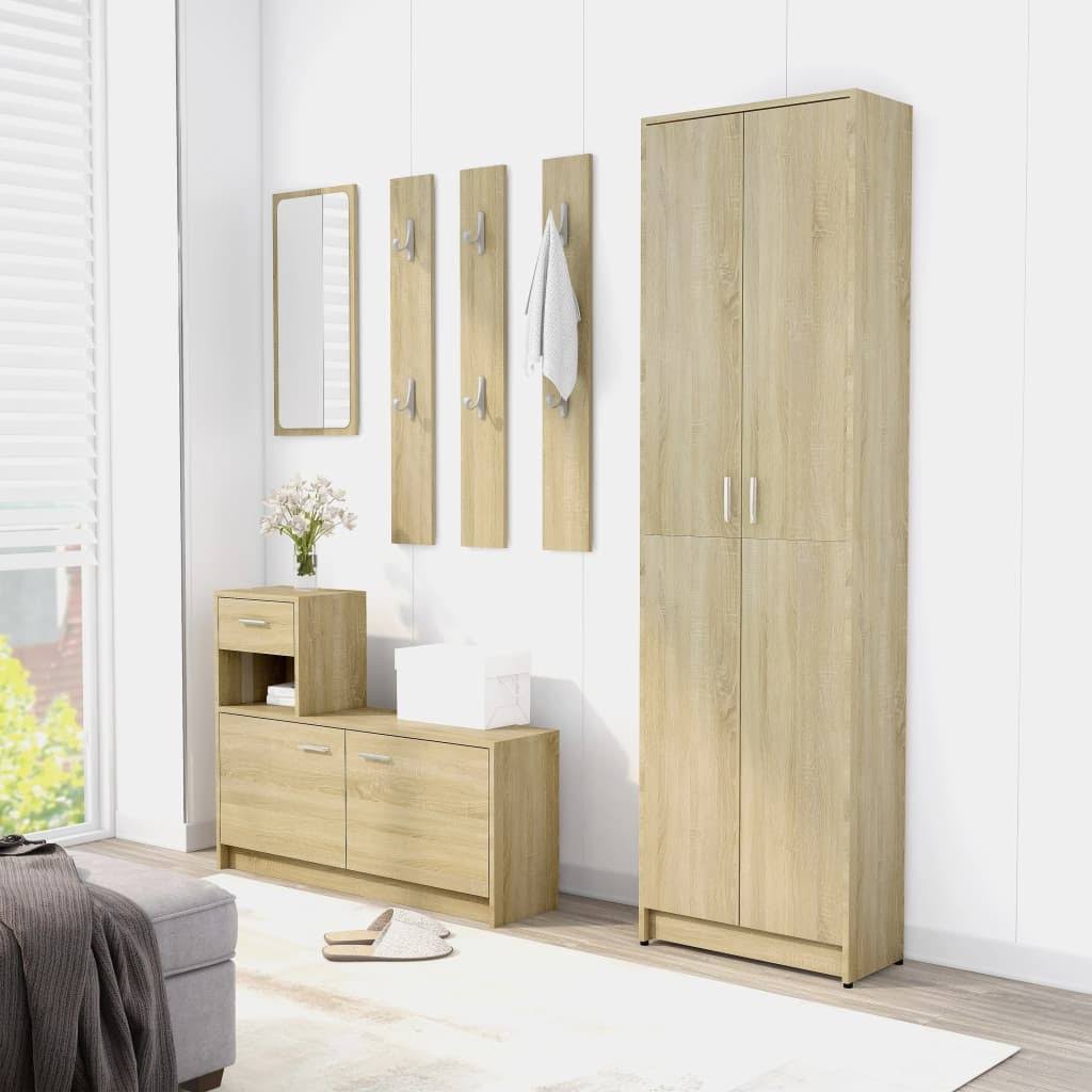 Hallway Wardrobe Sonoma Oak Chipboard L835
