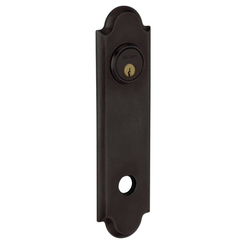 Distressed Oil Rubbed Bronze Passage Door Handle S48582