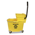 12 oz. - 32 oz. Side-Press Squeeze Wringer Plastic Bucket Combo K42421