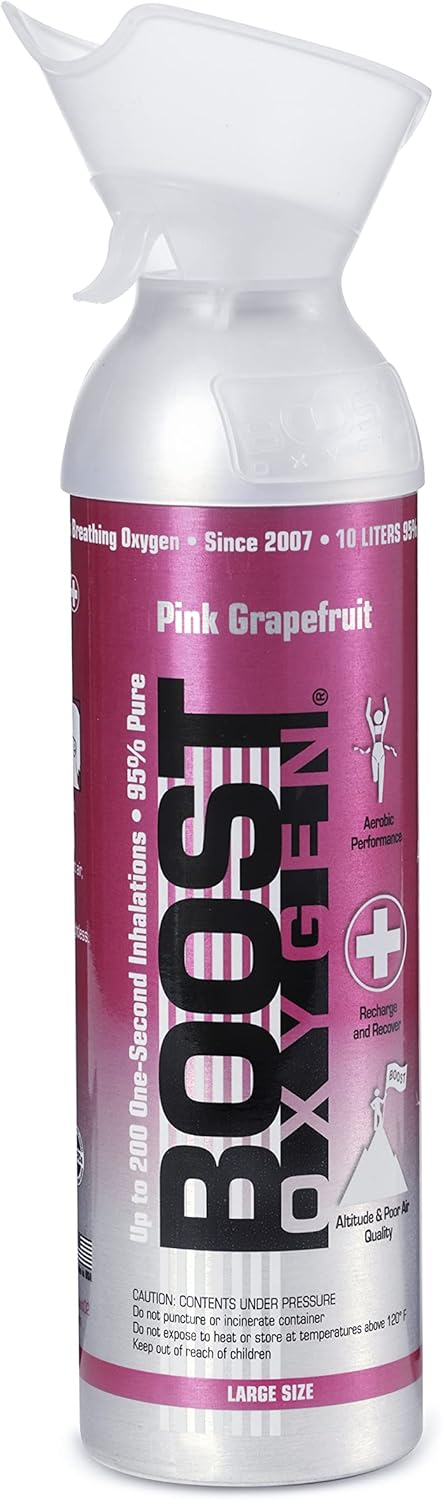 4 Pack Large 10L Natural Portable Pure Oxygen Canister L598656