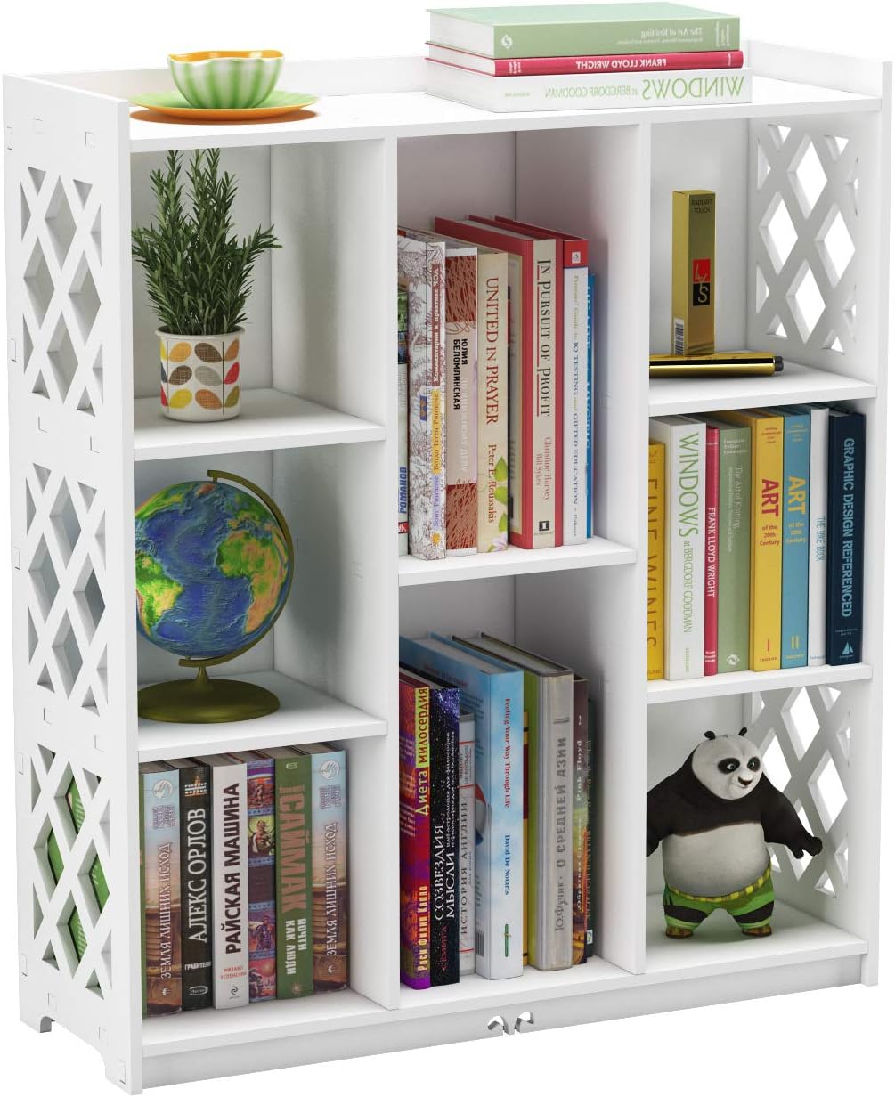 White 8 Cube Storage Bookshelf F32327