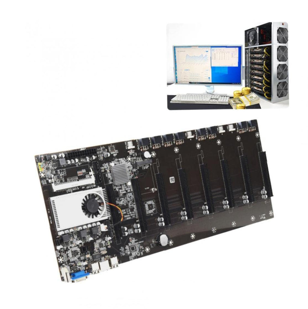 Mining Motherboard with 8 Video Card Slots Q4431
