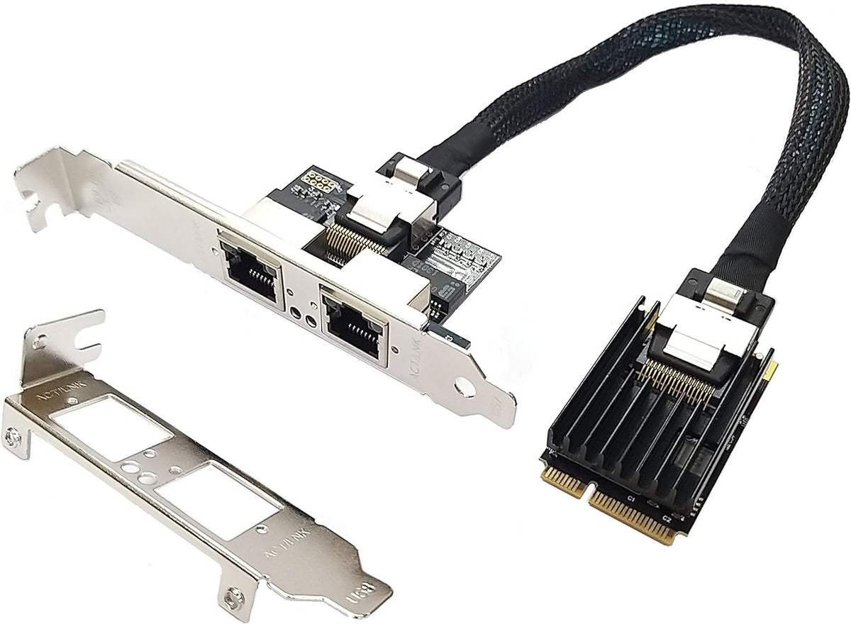 Mini PCI-E Dual Port Gigabit LAN Card Network Interface Controller Card W2959