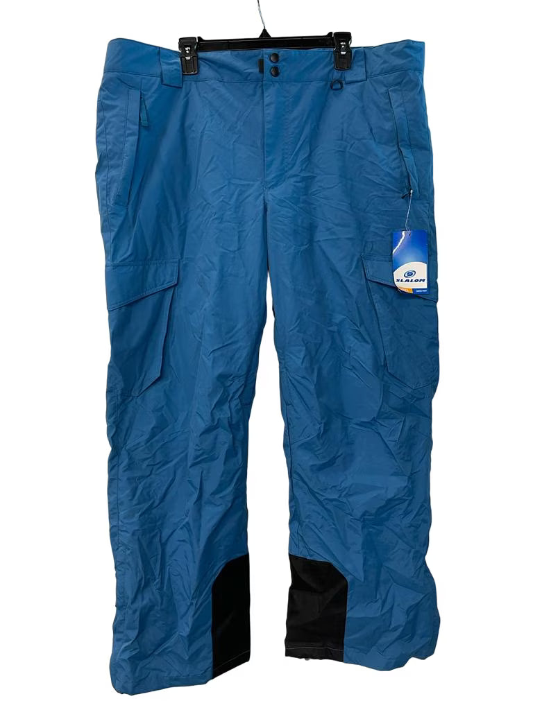 Black Insulated Side-Zip Snow Cargo Pant M31245