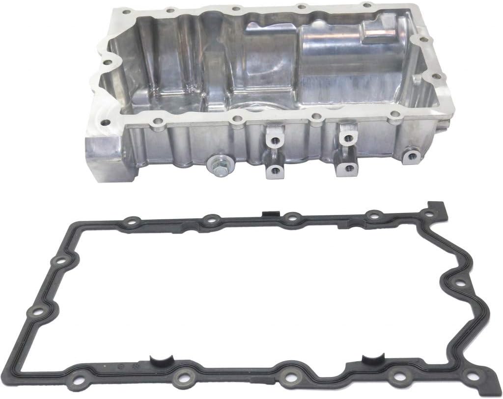 Aluminum Oil Pan with Gasket and Drain Plug D497