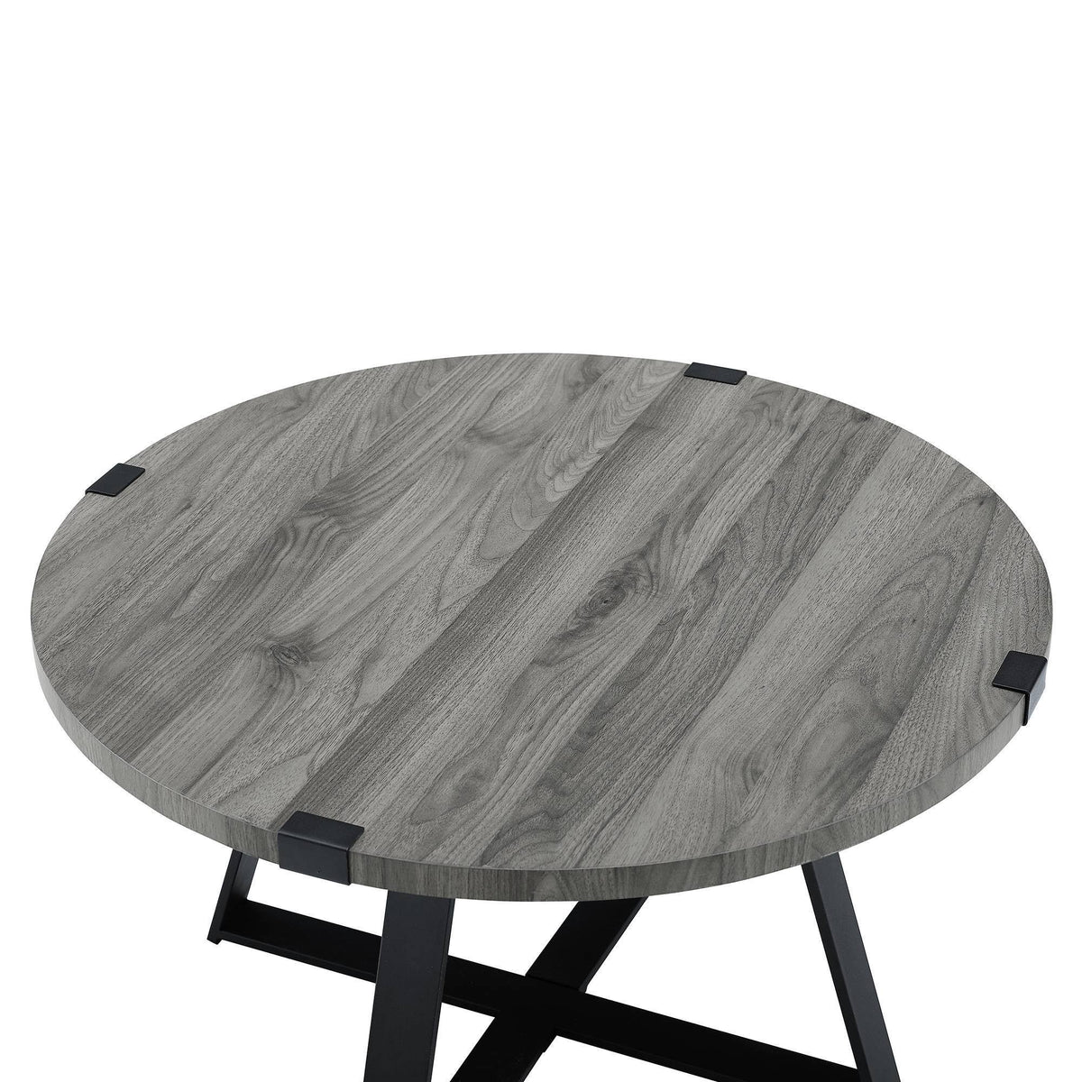 Slate Gray Round Coffee Table P26699